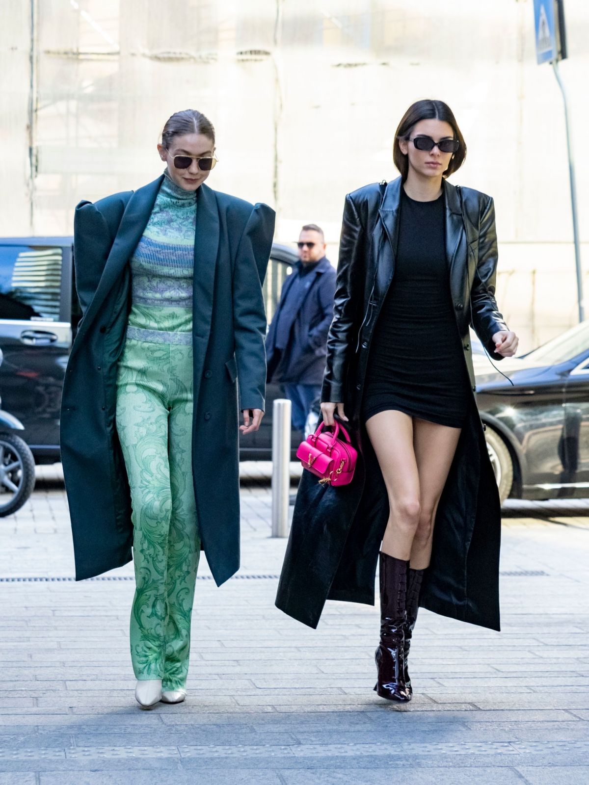 KENDALL JENNER and GIGI HADID Out in Milan 02/21/2020 – HawtCelebs