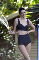 KENDALL JENNER at a Photoshoot in Miami 02/05/2020