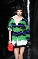 KENDALL JENNER at Versace Fashion Show in Milan 02/21/2020