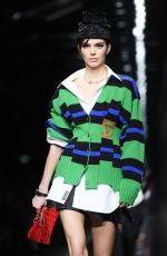 KENDALL JENNER at Versace Fashion Show in Milan 02/21/2020