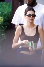 KENDALL JENNER Heading to a Pool in Miami 02/04/2020