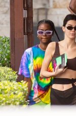 KENDALL JENNER Heading to a Pool in Miami 02/04/2020