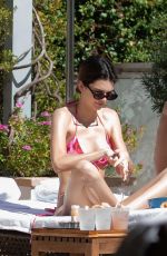 KENDALL JENNER in Bikini at a Pool in Miami 02/03/2020