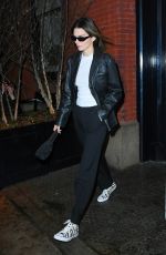 KENDALL JENNER Leaves Her Apartment in New York 01/13/2020