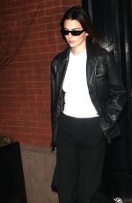 KENDALL JENNER Leaves Her Apartment in New York 01/13/2020