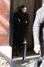 KENDALL JENNER Leaves Her Hotel in New York 02/08/2020