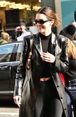 KENDALL JENNER Leaves Sadelle
