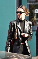 KENDALL JENNER Leaves Sadelle
