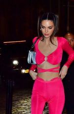 KENDALL JENNER Night Out in New York 02/08/2020