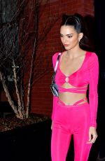 KENDALL JENNER Night Out in New York 02/08/2020