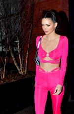KENDALL JENNER Night Out in New York 02/08/2020