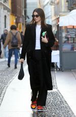 KENDALL JENNER Out and About in Milan 02/21/2020