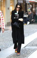 KENDALL JENNER Out and About in Milan 02/21/2020