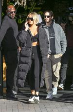 KHLOE KARDASHIAN and Scott Disick Out for Coffee in Woodland Hills 02/21/2020