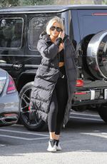 KHLOE KARDASHIAN and Scott Disick Out for Coffee in Woodland Hills 02/21/2020