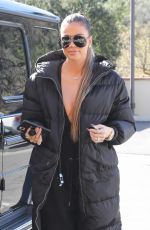 KHLOE KARDASHIAN Out and About in Calabasas 02/05/2020