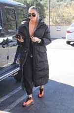 KHLOE KARDASHIAN Out and About in Calabasas 02/05/2020