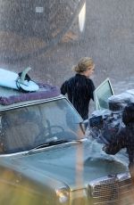 KIERNAN SHIPKA on the Set of Swimming with Sharks in Malibu 02/28/20