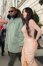 KIM KARDASHIAN and Kanye West Leaves Their Hotel in New York 02/05/2020