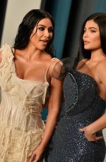 KIM KARDASHIAN and KYLIE JENNER at 2020 Vanity Fair Oscar Party in Beverly Hills 02/09/2020