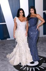 KIM KARDASHIAN and KYLIE JENNER at 2020 Vanity Fair Oscar Party in Beverly Hills 02/09/2020