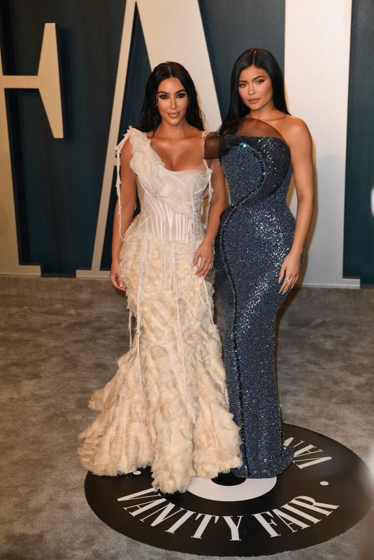 KIM KARDASHIAN and KYLIE JENNER at 2020 Vanity Fair Oscar Party in Beverly Hills 02/09/2020