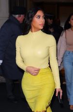 KIM KARDASHIAN Heading to Good Morning America in New York 02/05/2020