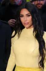 KIM KARDASHIAN Heading to Good Morning America in New York 02/05/2020