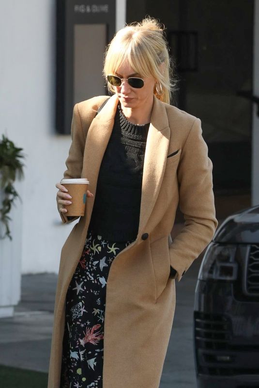 KIMBERLY STEWART Out for Coffee in Los Angeles 04/02/2020