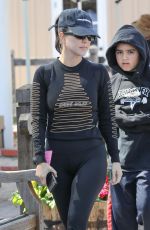 KOURTNEY KARDASHIAN in Leggings Out in Calabasas 02/15/2020