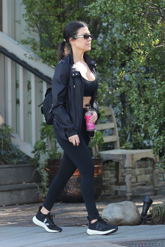 KOURTNEY KARDASHIAN Out and About in Los Angeles 02/01/2020