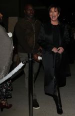 KRIS JENNER Arrives at Tom Ford Fashion Show in Los Angeles 02/07/2020