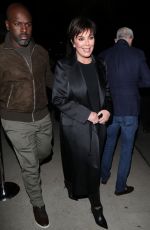 KRIS JENNER Arrives at Tom Ford Fashion Show in Los Angeles 02/07/2020