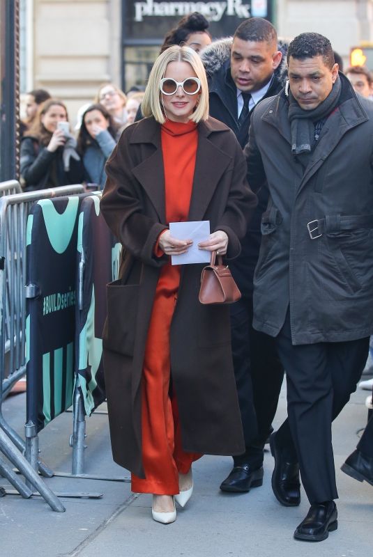 KRISTEN BELL Arrives at Build Series in New York 02/21/2020