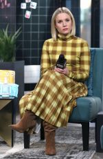 KRISTEN BELL at Build Series in New York 02/21/2020