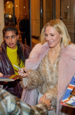 KRISTEN BELL Leaves Hotel Kempinski 02/18/2020