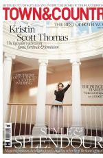 KRISTIN SCOTT THOMAS in Town & Country Magazine, UK March 2020
