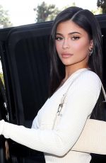 KYLIE JENNER Leaves Waldorf Astoria Hotel in Beverly Hills 02/08/2020