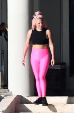 LADY GAGA Working at a Gym in Miami 02/03/2020