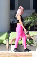 LADY GAGA Working at a Gym in Miami 02/03/2020