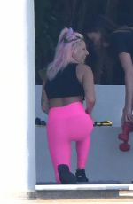 LADY GAGA Working at a Gym in Miami 02/03/2020