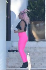 LADY GAGA Working at a Gym in Miami 02/03/2020