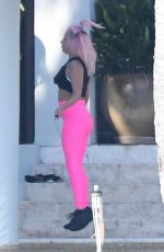 LADY GAGA Working at a Gym in Miami 02/03/2020