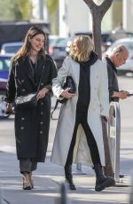 LARA BINGLE at Zinque Cafe in West Hollywood 02/06/2020