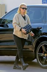 LARA BINGLE Out with Her Dog in West Hollywood 02/07/2020