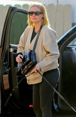 LARA BINGLE Out with Her Dog in West Hollywood 02/07/2020