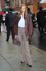 LARSEN THOMPSON Arrive at Coach Fashion Show in New York 02/11/2020