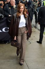 LARSEN THOMPSON Arrive at Coach Fashion Show in New York 02/11/2020