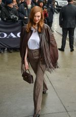 LARSEN THOMPSON Arrive at Coach Fashion Show in New York 02/11/2020