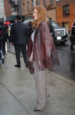LARSEN THOMPSON Arrives at Coach Fashion Show in New York 02/11/2020